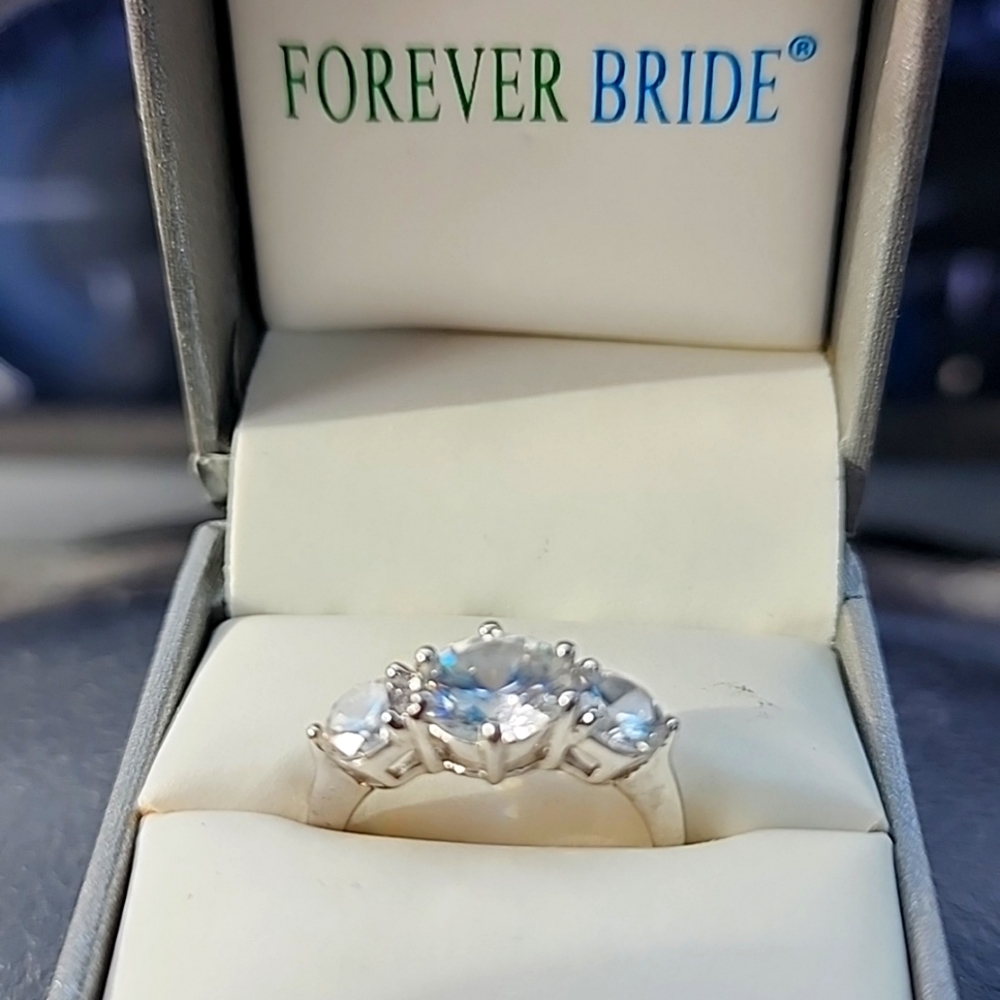 Forever bride engagement ring